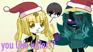 Do you like him!? | Xmas special | Dreamtale twins | Killermare