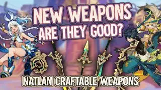 New 5.0 Natlan Craftable Weapons – Are they good? Who can use them? | Genshin Impact 5.0