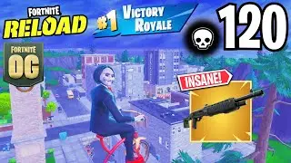 Fortnite Reload 120 Elimination BILLY JIGSAW Gameplay | Keyboard & Mouse