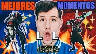 PARTIENDO EL TECLADO | Best moments LOL