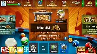 8Ballpool Rome - How to calculate cushion shot Bank shot