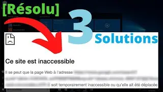 Corriger l'erreur Ce site est inaccessible sur Google Chrome