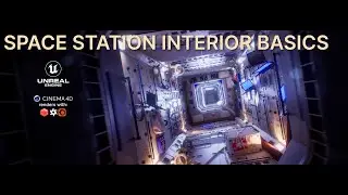Exploring the Space Station Interior Basics in  Unreal Engine 5 | Asset Demo & Workflow Guide 🌌
