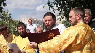Освящение креста в Волгоградском Аграрном Университете