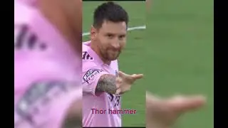 Why is Messi doing Marvel celebrations?