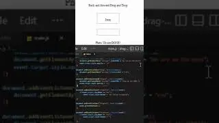 How to make drag and drop feature html | css | JavaScript