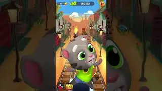 Talking Tom's funny situations in Talking Tom Gold Run #funnyvideos