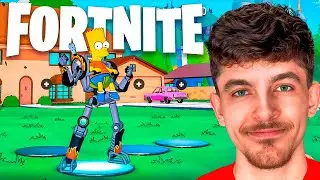 TESTEI A NOVA TEMPORADA DO SIMPSONS NO FORTNITE!