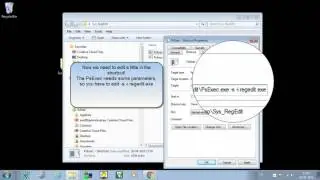 How to run RegEdit from the system account.