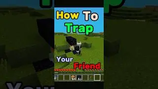 How to Trap Your Friend 😜 Minecraft