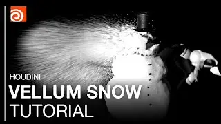 HOUDINI: Vellum Snow Tutorial - Setup, Collisions, Sleeping, XPU Rendering