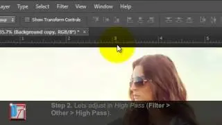 Hard Light effect in Photoshop