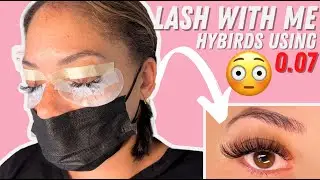LASH WITH ME: HYBRIDS USING 0.07 😲 | ZEE LASHES