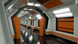 Sci fi Robot Flying Animation in Blender 4.1