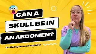 Can a skull be in someone’s abdomen? 