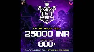 Spartan Cup Season 5 Registration Process | BGMI | 25000 INR