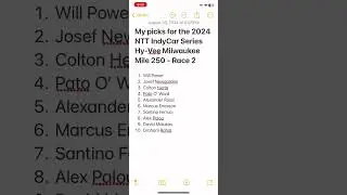 My picks for the 2024 NTT IndyCar Series Hy-Vee Milwaukee Mile 250 - Race 2