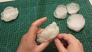 Цветы из ткани своими руками