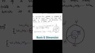 Vector Space Linear Algebra csirnet #csirnetmaths #vectorspace #viralmathematics #csirnetmathsonline