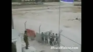 Israeli soldier dances with Palestinian kids