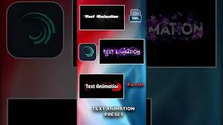 09 Top 03 Text Animation ।Alight Motion। #shorts #trending #ytshorts #alightmotion