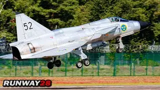 The Only SAAB AJS-37 Viggen - Swedish Air Force Historic Flight