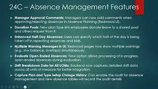 Oracle Absence Management  - 24C Upgrade