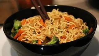 Recette nouilles chinoise sautées facile et rapide version étudiants