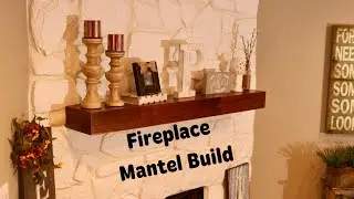 Fireplace Mantel Build || DIY Floating Shelf