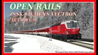 Open Rails(MSTS)Zssk Siemens Vectron 383 103-9 na IC 523