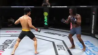 UFC 4 | Bruce Lee vs. Nina The Elite (PLUS-SIZE) (EA Sports UFC 4)