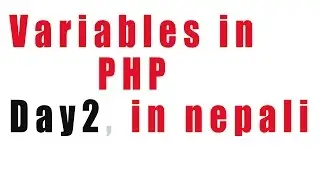 variables in PHP day 2