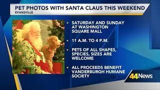 Pet photos with Santa Clause featured at Washington Square Mall this weekend