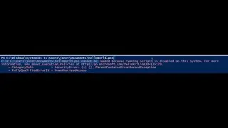 How to enable Windows to allow you to run Powershell scripts?