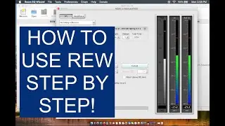How To Use REW Step by step setup For (MAC)