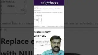 Replace empty with NULL #pyspark #sql #python