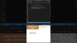 Javascript Geolocation API: Get Exact User Location