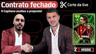 Minha reação quando Maldini aceitou o contrato!