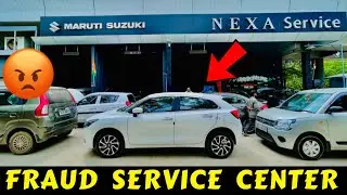 FRAUD SERVICE WITH MY BALENO 2022 | WORST MARUTI SUZUKI SERVICE CENTER | CAR SERVICE | Rahul Singh