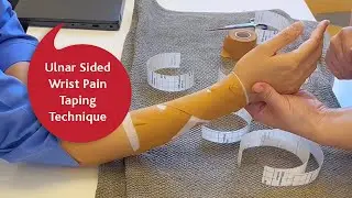 Ulnar sided wrist pain taping technique for sports