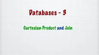 SQL - cartesian project and joins in relational algebra