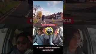 Learner Driver's Sudden Stop: Test Fail Due to Serious Driving Fault!#DrivingTest #Driving #TestFail