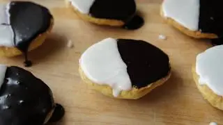 How to Make Black and White Cookies