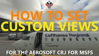 MSFS 2020 | Aerosoft CRJ CUSTOM VIEWS [Full TUTORIAL for Microsoft Flight Simulator 2020]