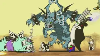 the battle cat spam all baron boss