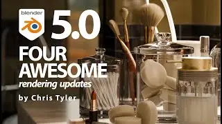 Four awesome rendering updates in Blender 5.0!