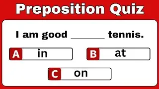 Preposition Quiz | Can You Score 20/20English Grammar Quiz | Grammar Test #prepositionsquiz