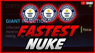 Giant Infected Worlds Fastest Nuke! First Attempt!
