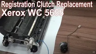 Registration Clutch Replacement | Xerox WC 5655 | Paper Jam