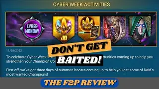 Shocking Cyber Week Events! Are They Worth It? | The F2P Review | RAID: Shadow Legends